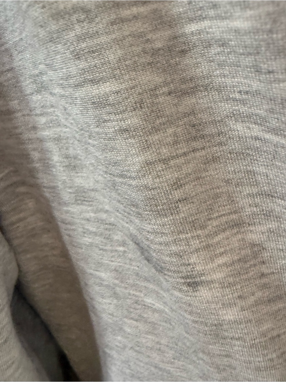 Quince Women”s Heathered Gray Cowl Neck Sweatshirt. Size Medium - Picture 9 of 11